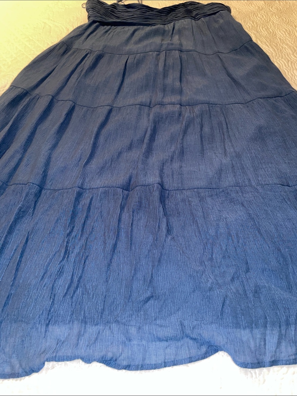 Kirious Navy Blue Spaghetti-Strap Maxi Dress - Picture 14 of 14